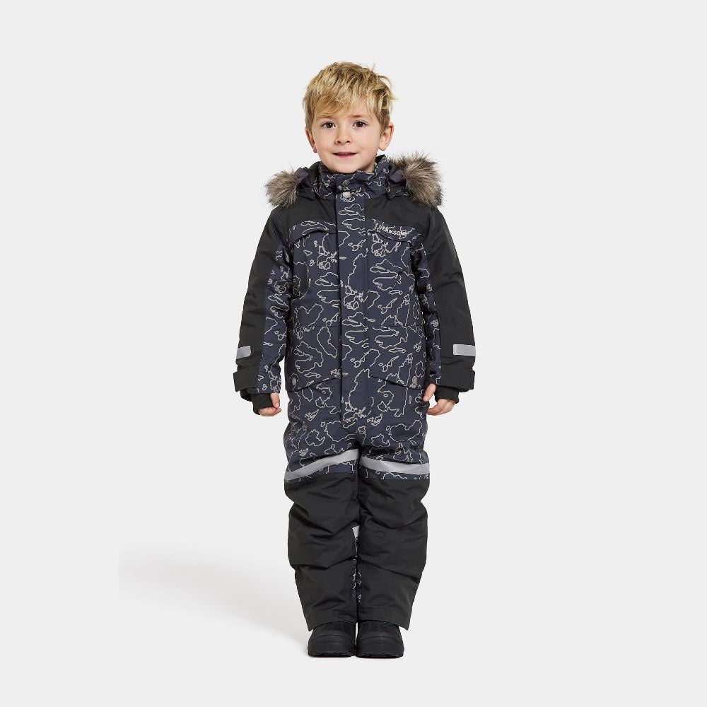 Didriksons Bjarven Special Edition Kids Snowsuit - Grundsun Reflective Navy