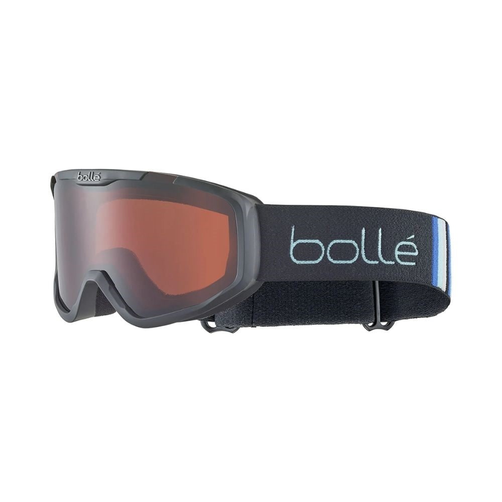 Bolle Rocket Kids Ski Goggles, Black Matte 6yrs + Rosy Bronze cat.3