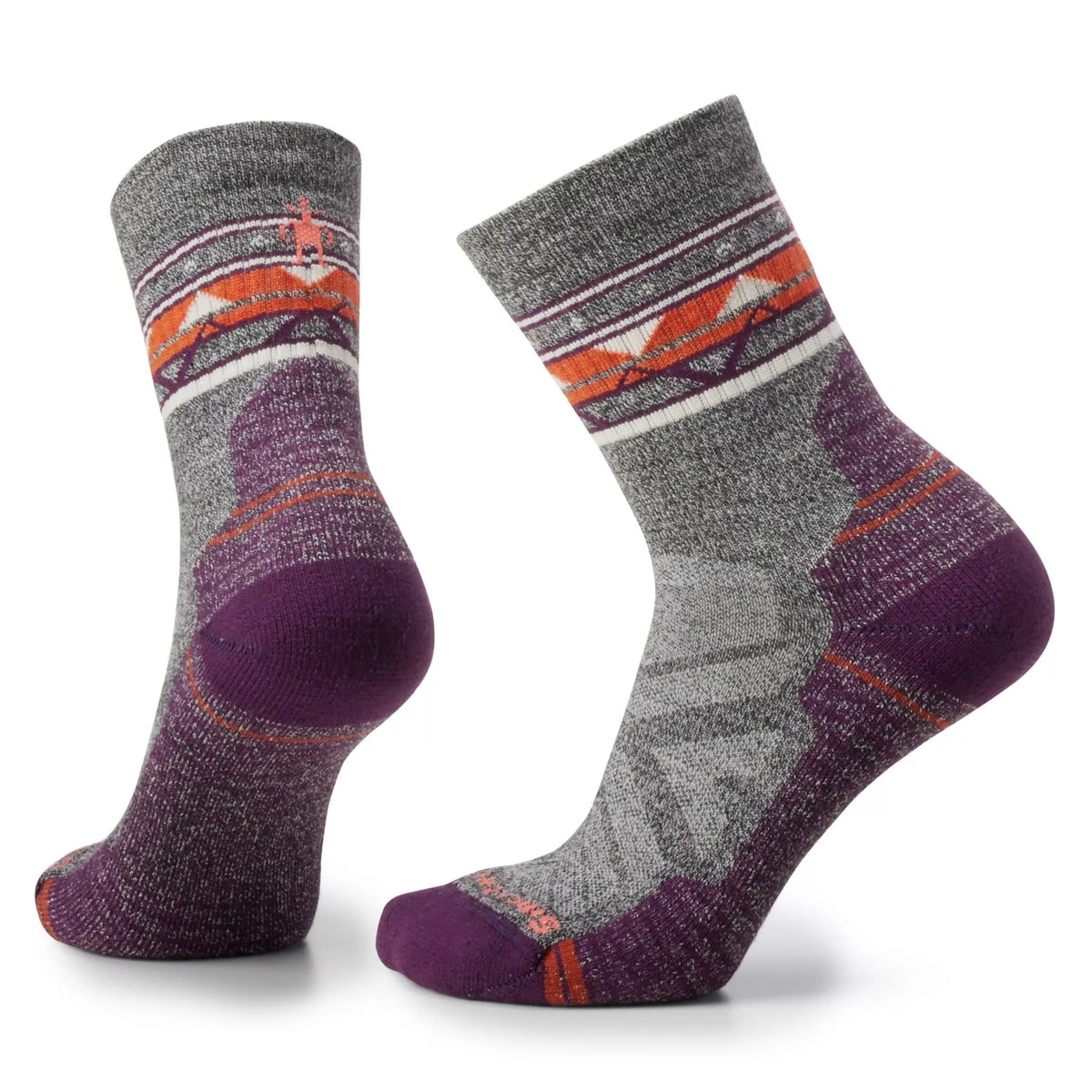 Hike Light Cushion Zig Zag Valley Mid Crew Socks (Women's) - SW001580