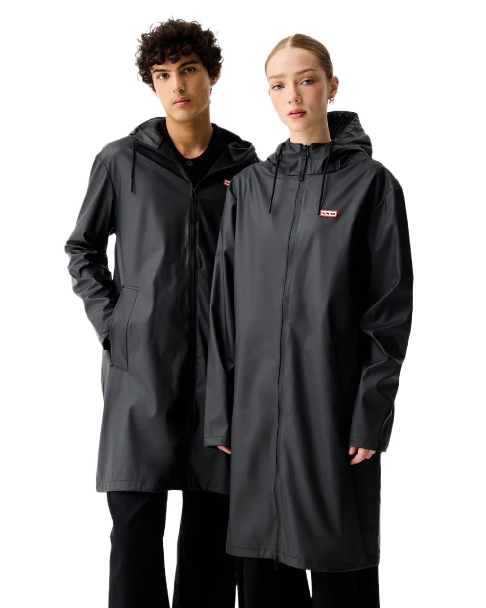 Hunter Downpour Andrea PU Raincoat
