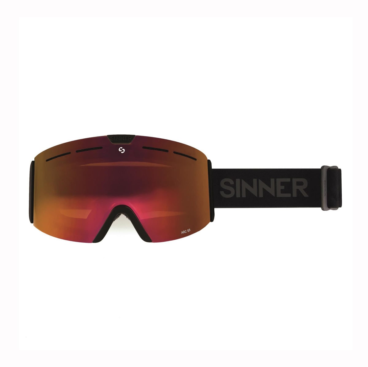Sinner Arc S Youth Ski Goggles 10 yrs + (Black)