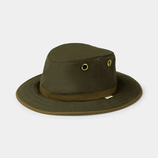 Tilley TWC7 Outback Waxed Adventure Hat - Green