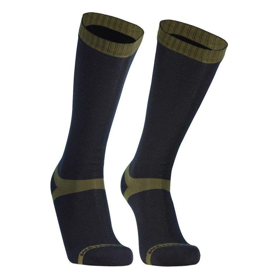 DexShell Waterproof Trekking Socks - Olive Green Stripe