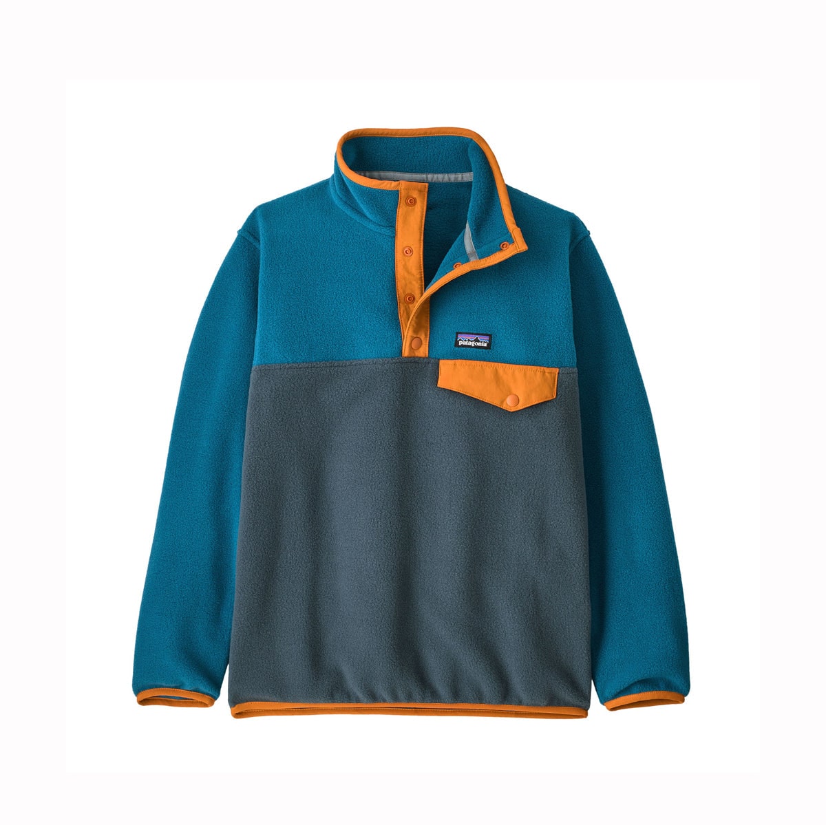 Patagonia Kids Lightweight Synch Snap-T Pullover (Summit Blue)
