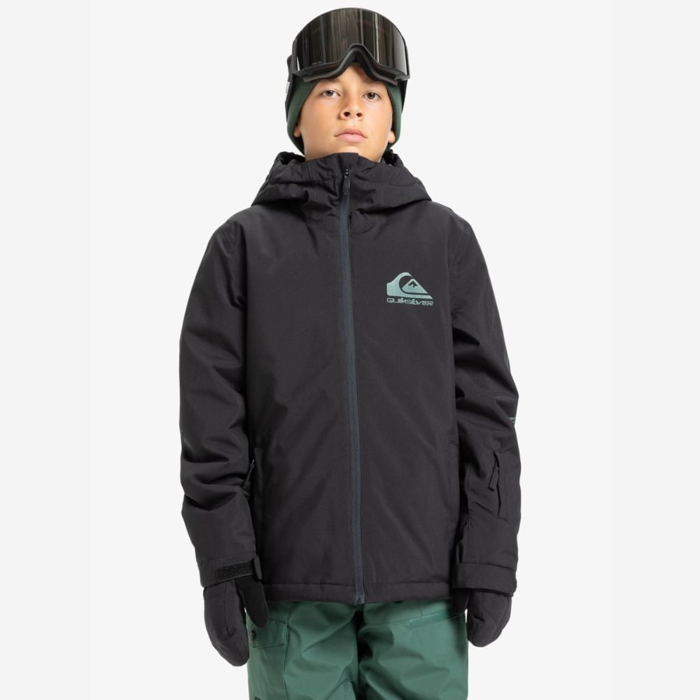 Quiksilver Mission Boys Ski Jacket - True Black