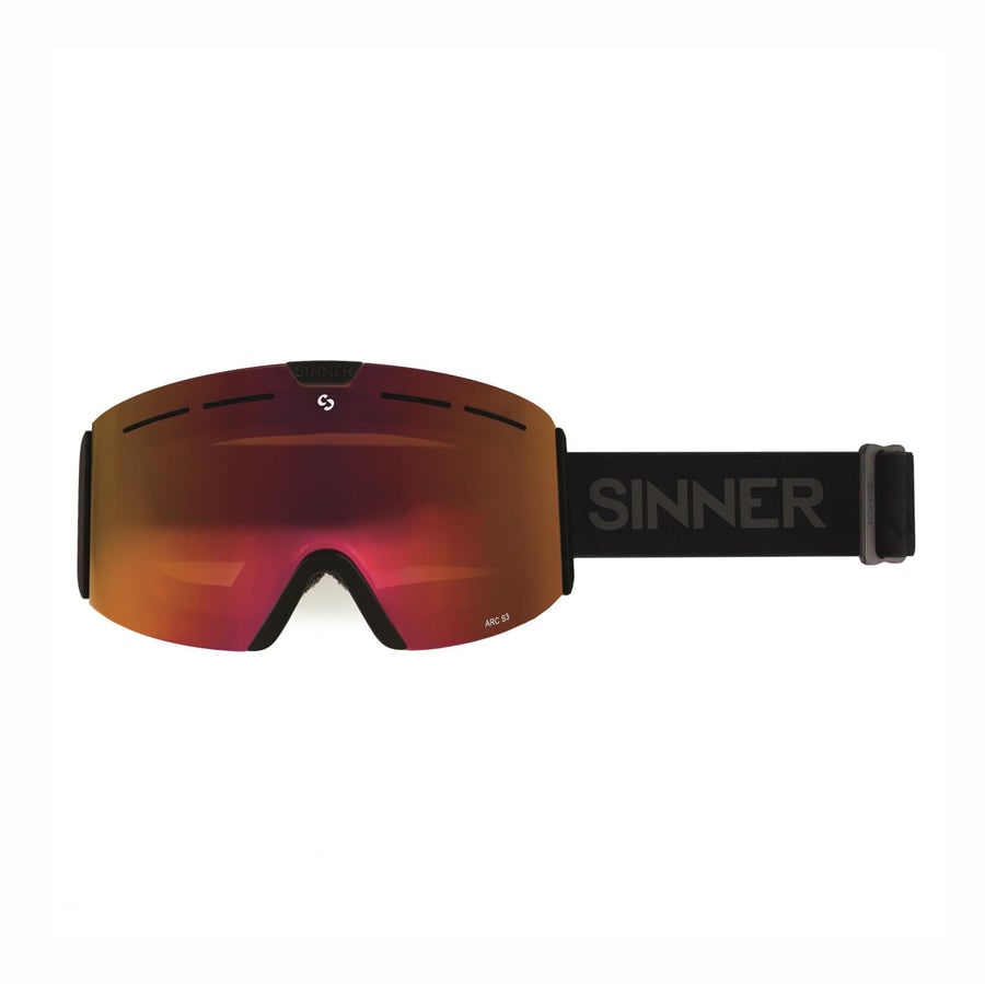 Sinner Sinner Arc S Youth Ski Goggles 10 yrs + (Black)