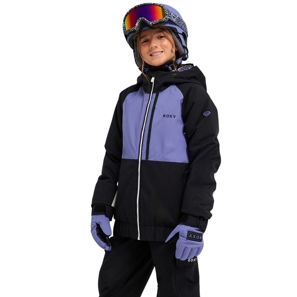Roxy Crystal Clear Girls Ski Jacket - True Black