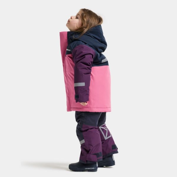 Didriksons Skare Kids Ski Jacket & Pants Set - Northern Purple