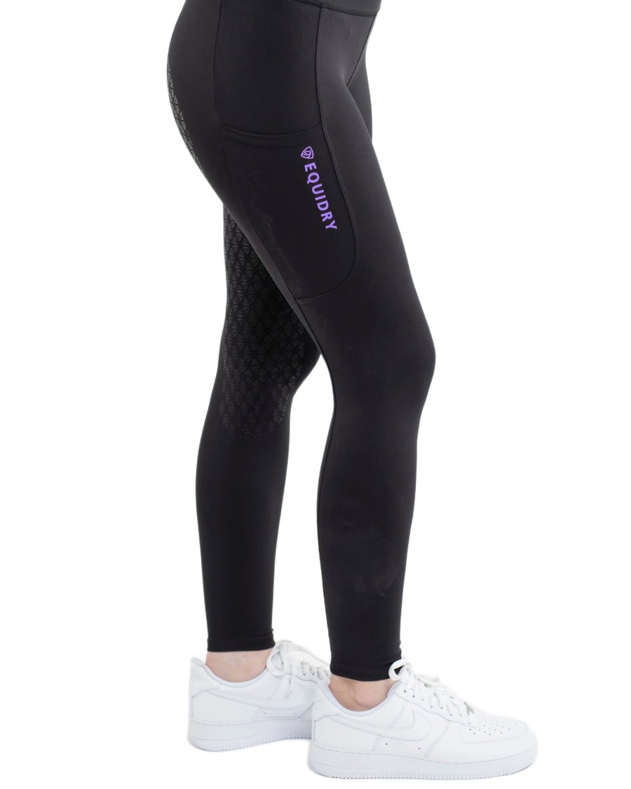 Equidry Equidry Childrens Water Repellent Full Seat Leggings