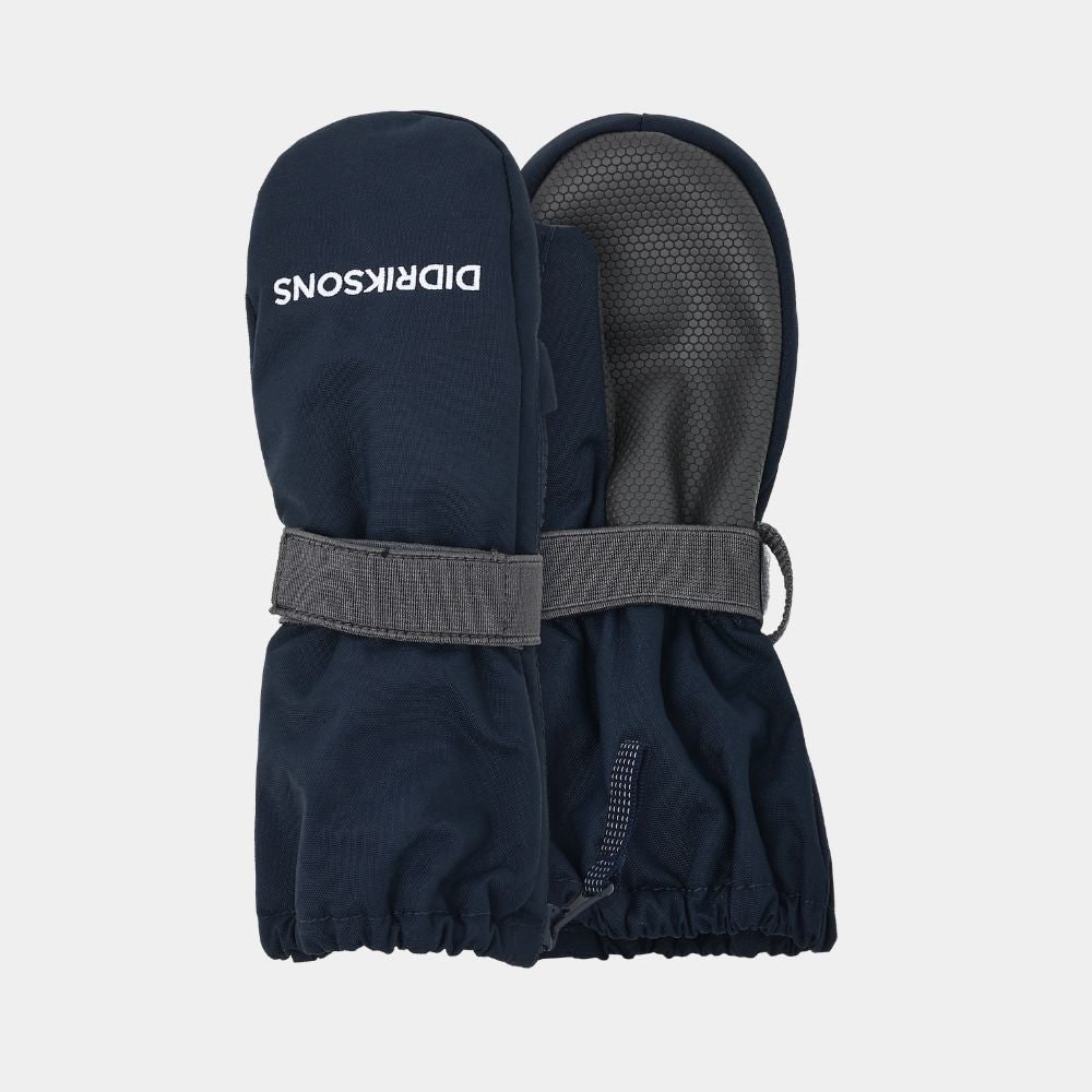 Didriksons Biggles Zip Kids Ski Mittens - Navy