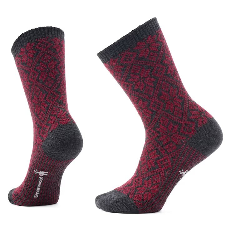Everyday Traditional Snowflake Full Cushion Crew Socks (Women's) - SW001851