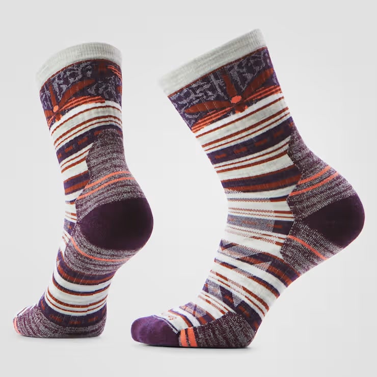 Hike Targeted Cushion Dragon Stitch Mid Crew Socks (Women's) - SW002879