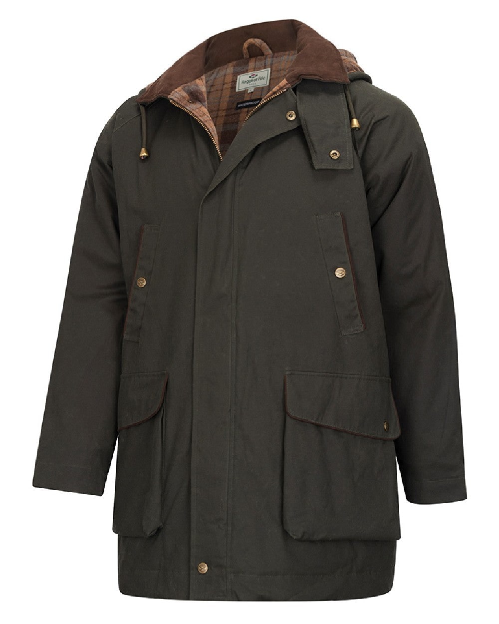 Hoggs of Fife Mens Kelso Waterproof Wax Jacket