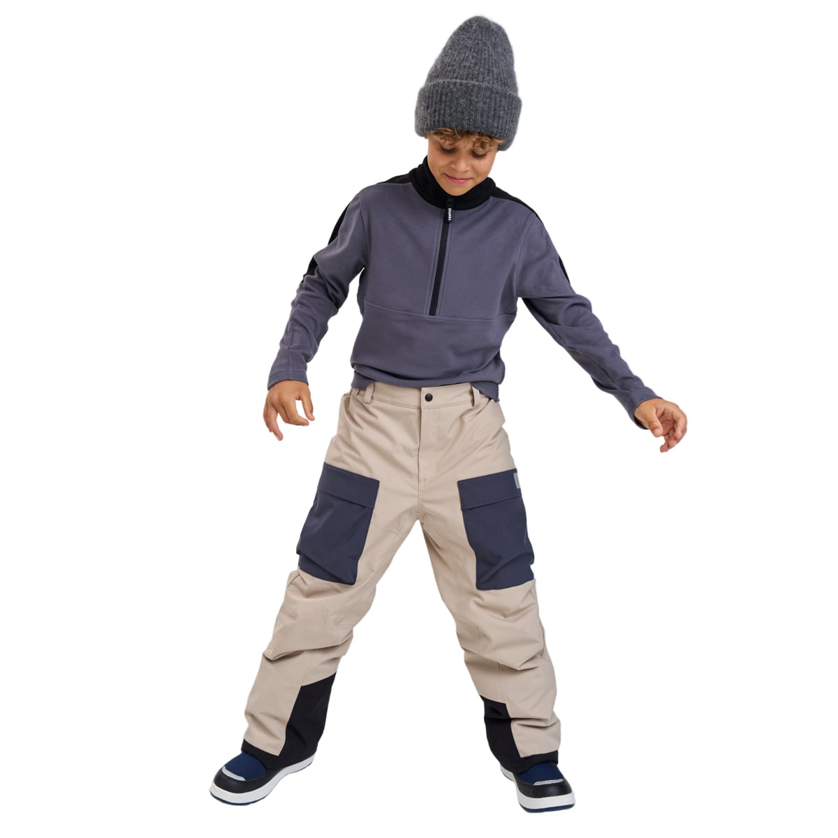Reima Boys Viekkala Ski Pants (Earthy Beige)