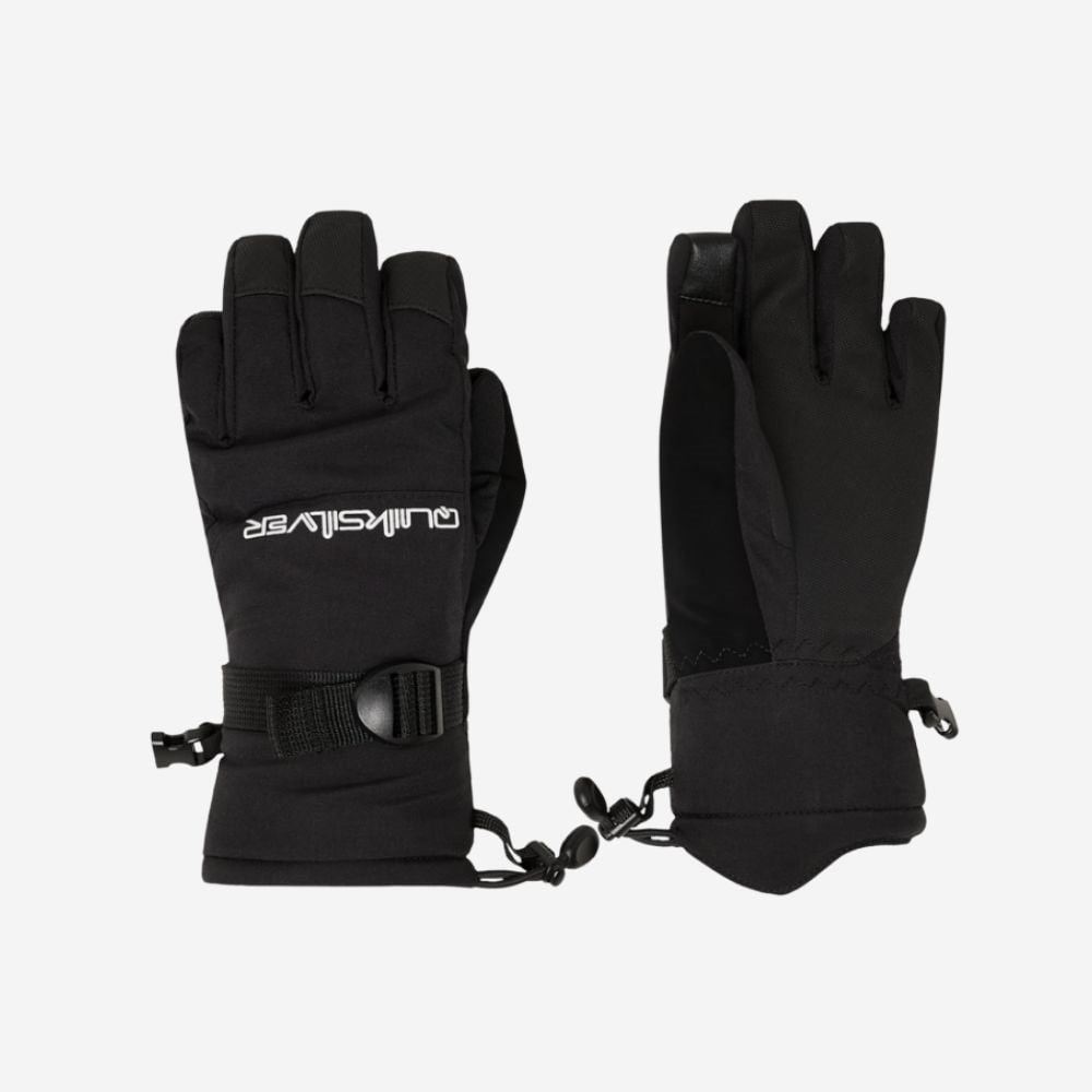 Quilsilver Mission Boys Ski Gloves 8-16 yrs - Black