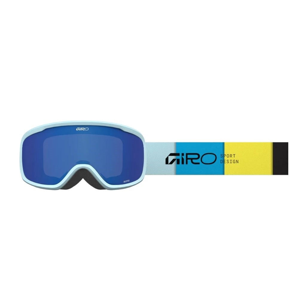 Giro Buster Kids Ski Goggles - Light Blue/Yellow Blocks