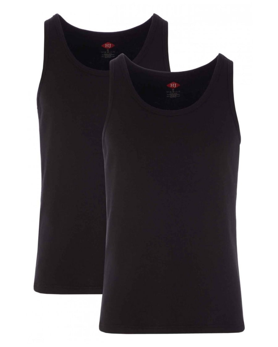 Hj Hall HJ Hall Mens Cotton Rich Thermal Vest Twin Pack