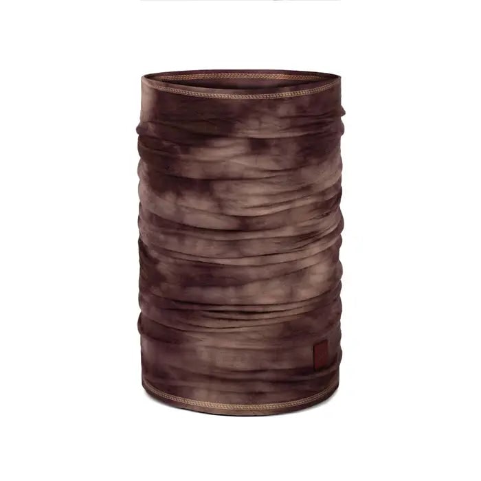 Merino Lightweight Neckwear Natural Tye Dye - Burgundy
