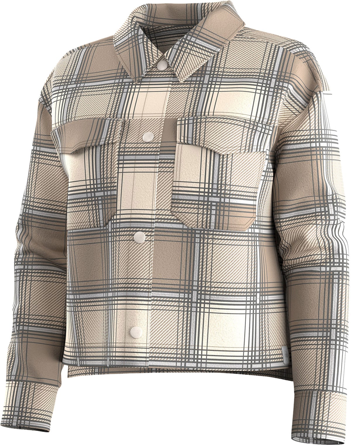 Women's Anchor Line Cropped Shirt Jacket