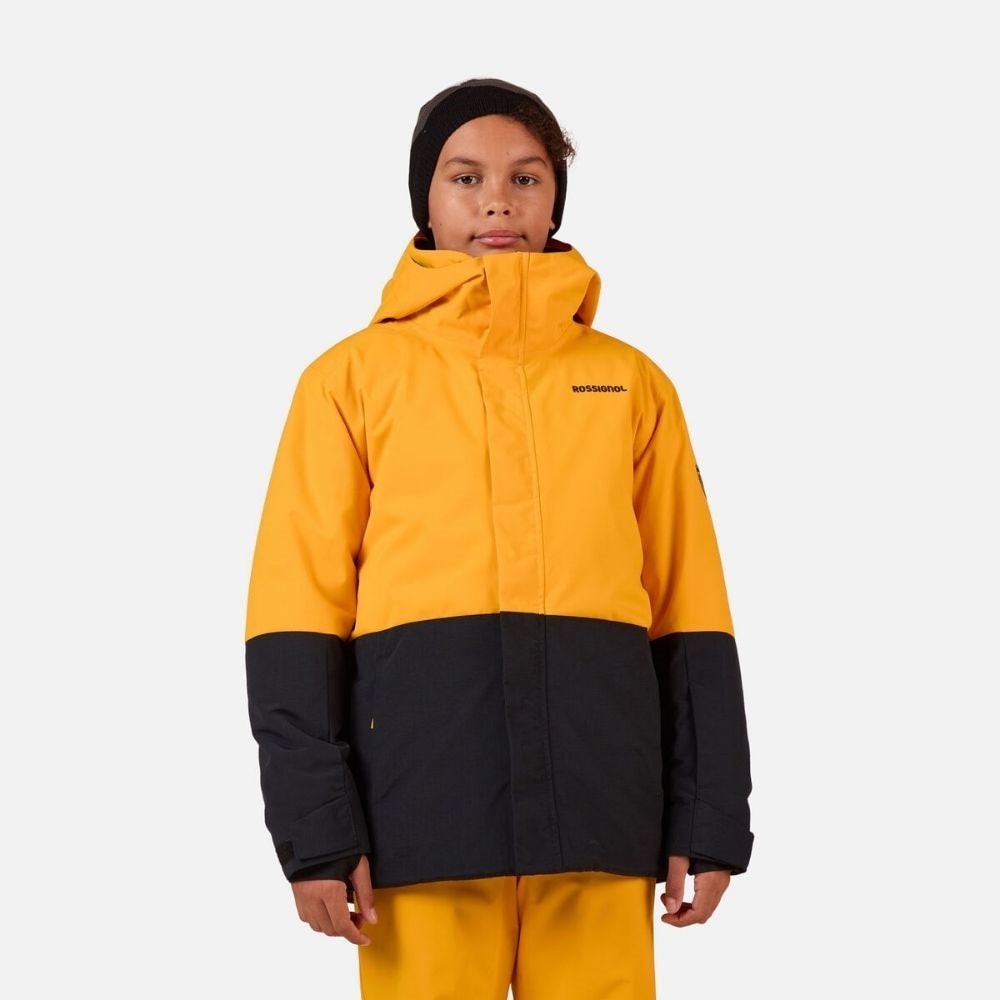 Rossignol Outerlimits Insulated Boys Ski Jacket - Yellow/Black
