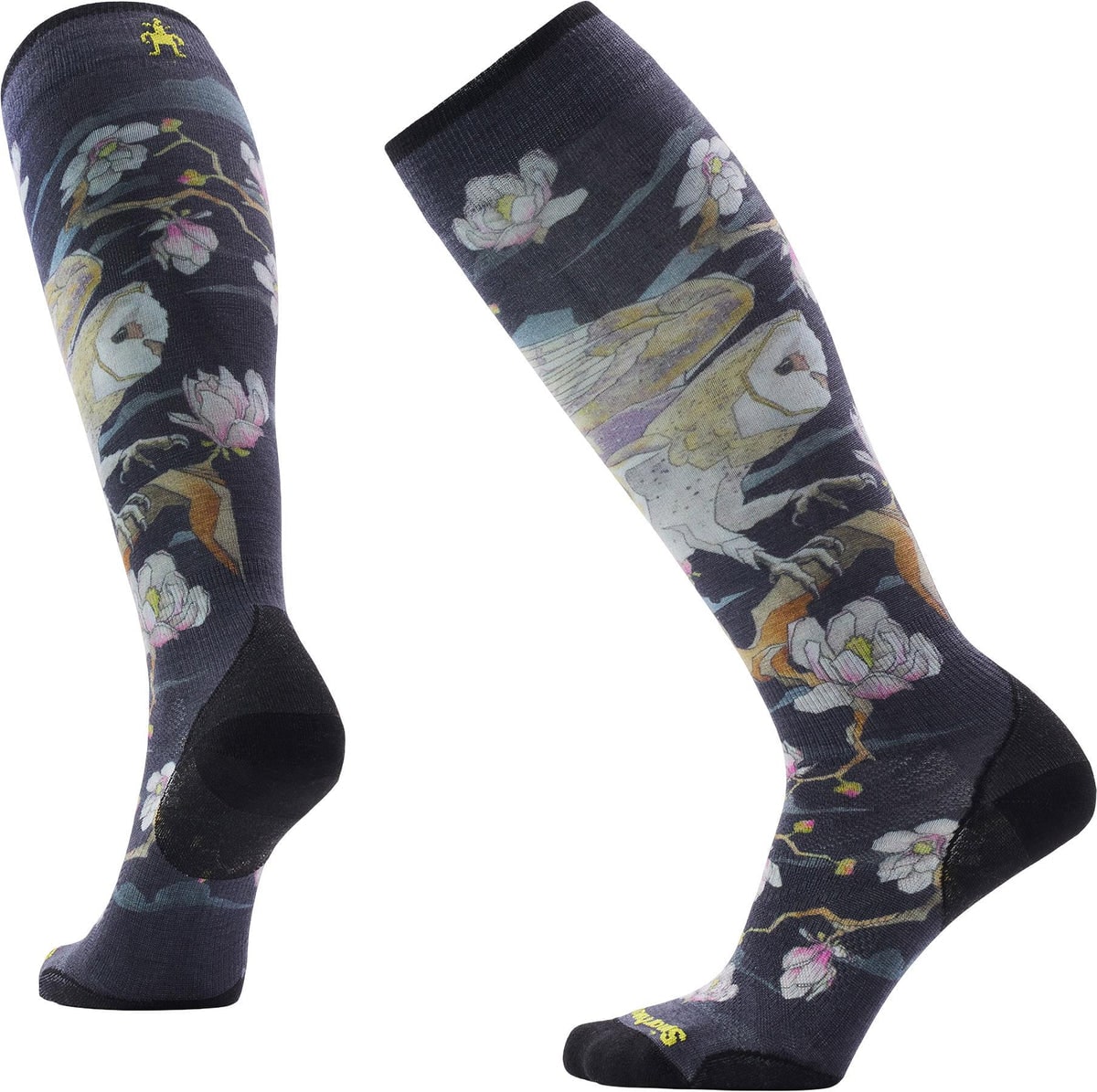Women's Ski Zero Cushion Nightwatcher Print OTC Socks