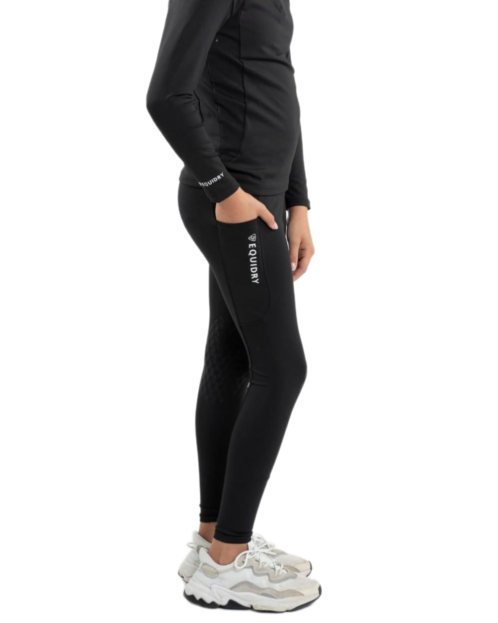 Equidry Childrens Water Repellent Knee Grip Leggings
