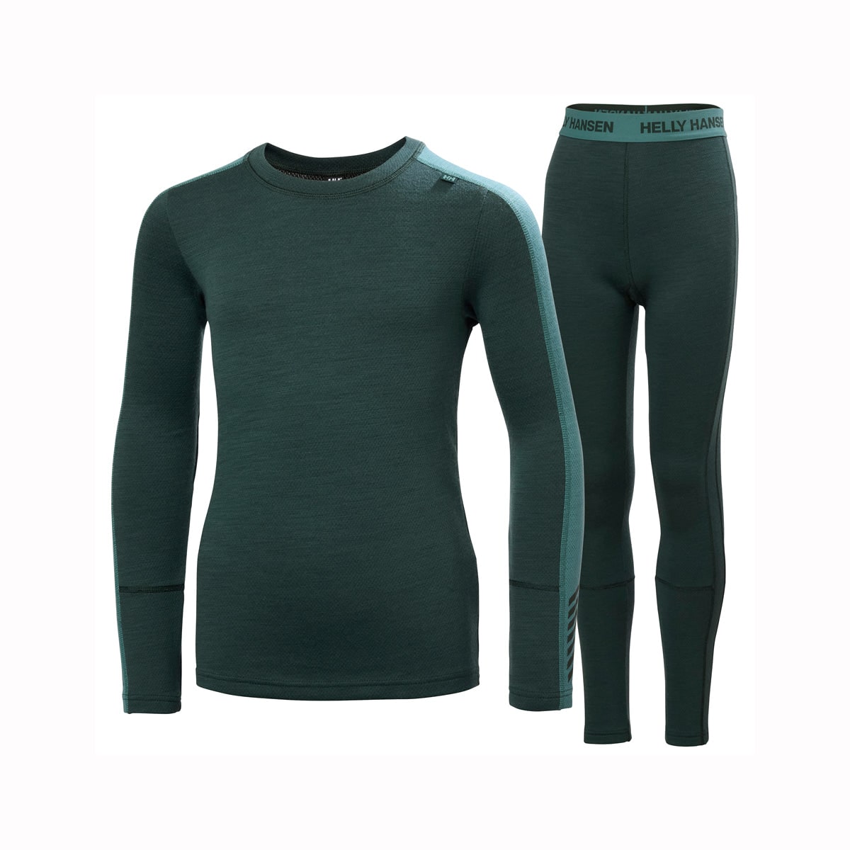 Helly Hansen Junior Lifa Merino Thermal Set (Dark Jungle)