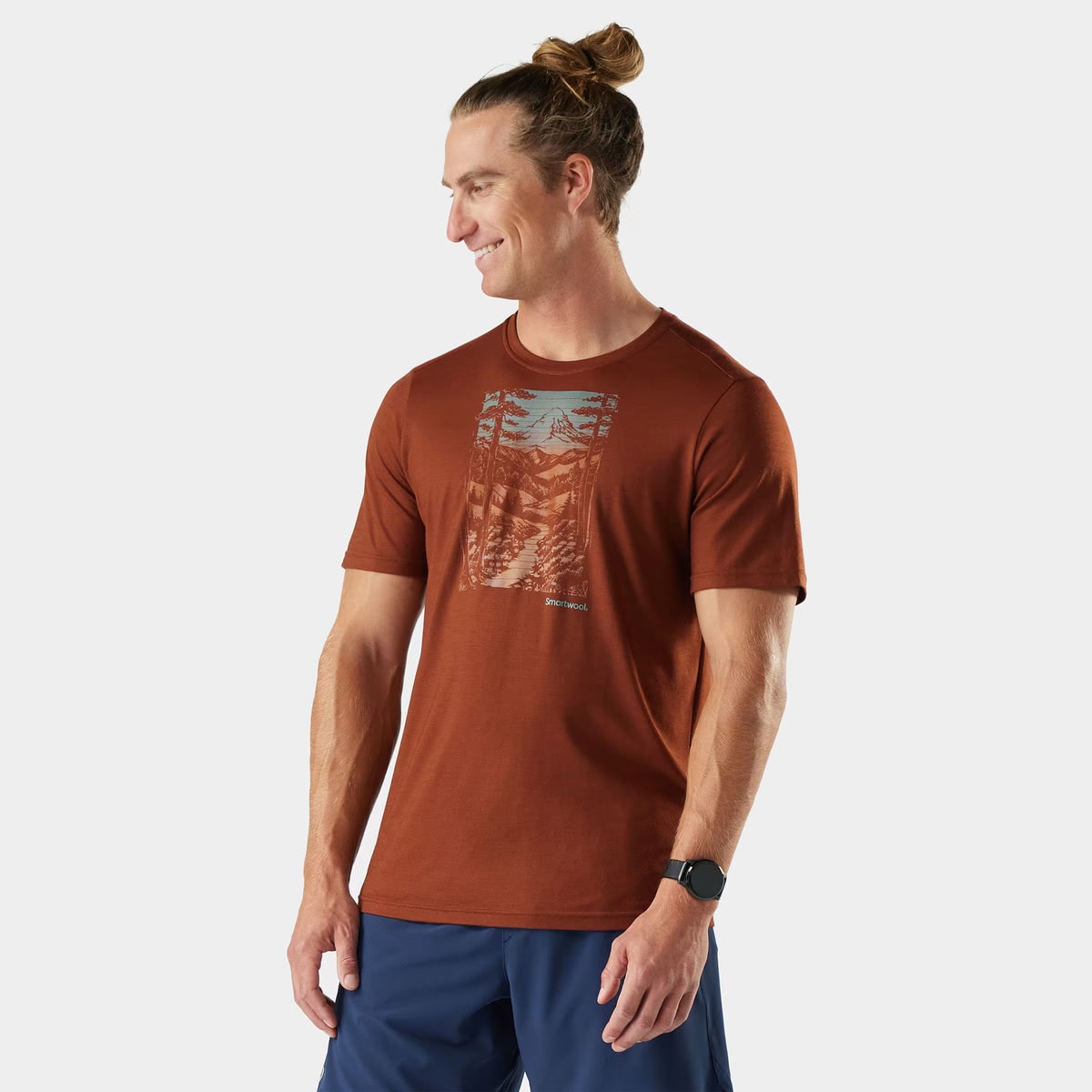 Winding Trail Active Short Sleeve Graphic Tee (Men's) - SW003064